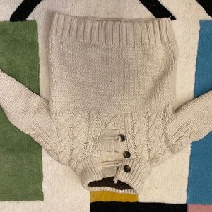Cream sweater